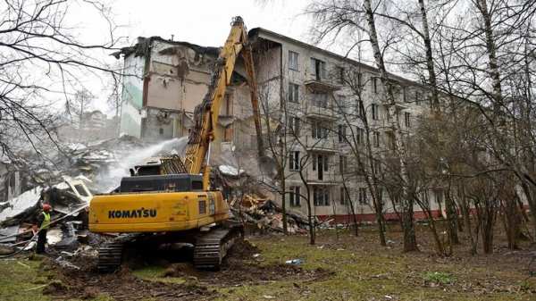 Более 190 домов снесли в Москве по программе реновации с начала 2023 года