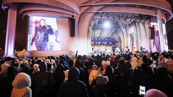 Более 120 тыс человек встретили Новый год на выставке "Россия"