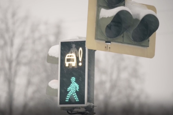 В Москве тестируют новые светофоры