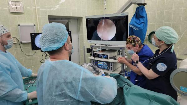 Эндоскопическую операцию по удалению межпозвонковой грыжи впервые провели в Подольской больнице