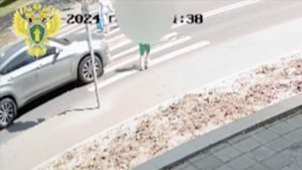 Опубликованы кадры смертельного наезда BMW на восьмилетнюю девочку в Москве
